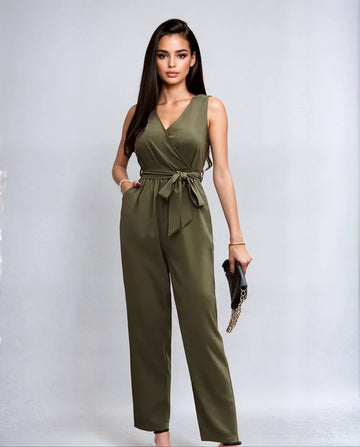 Stilvoller Army Green Jumpsuit – Zeitlose Eleganz & Komfort