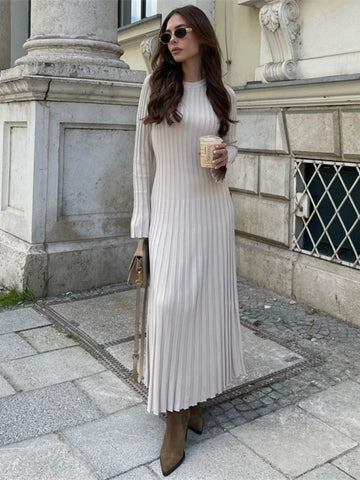 Elegantes Strickkleid
