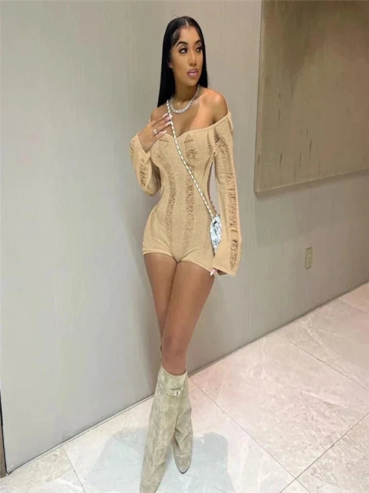 Offshoulder-Overall
