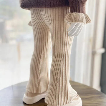 Gestrickte Schlaghosen